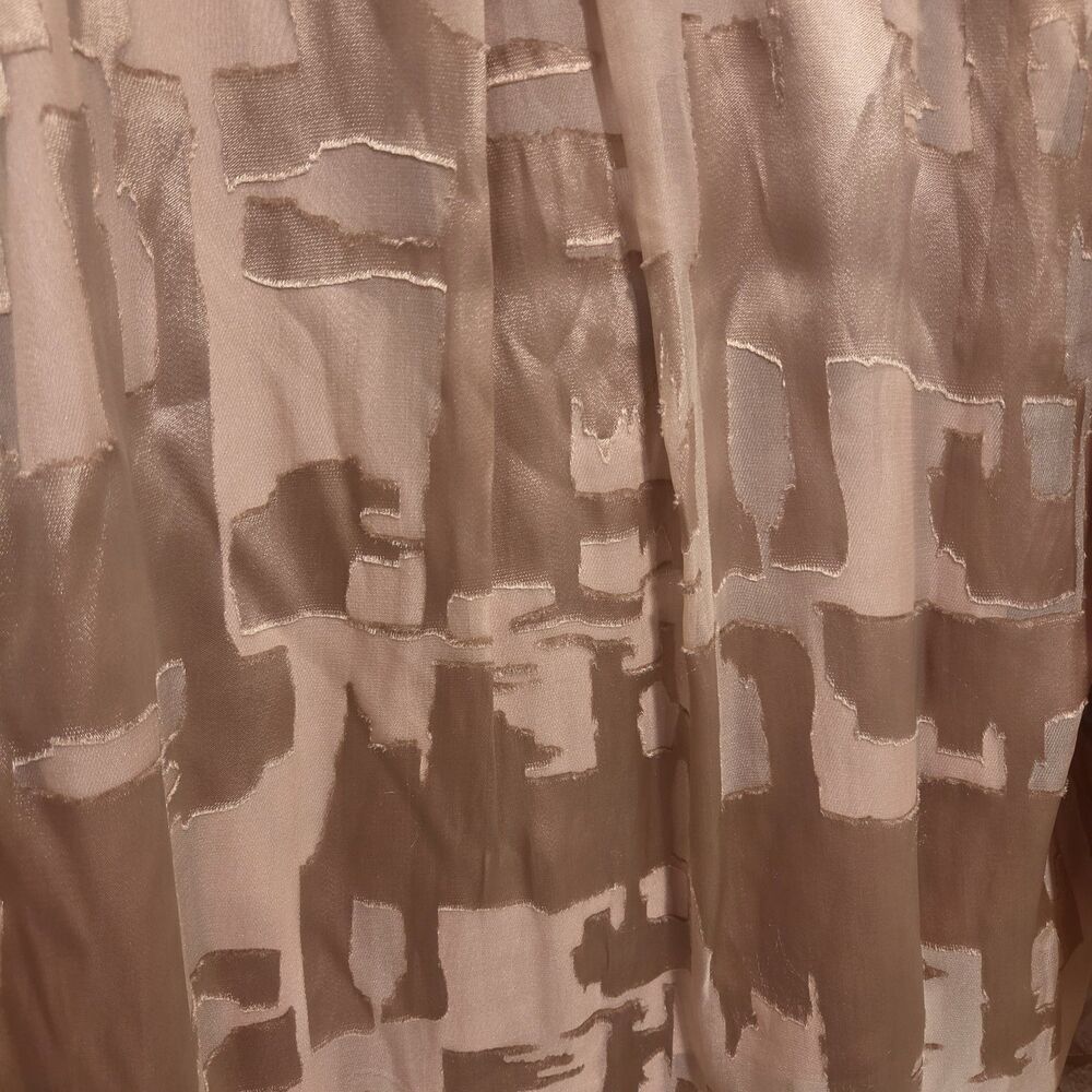 White House Black Market Silk Blend Burnout Blouse Cami Set Small Blush Pink Y2K - Picture 12 of 13